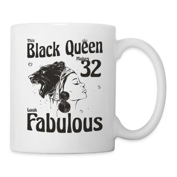 Cette reine noire fait 32 looks fabuleux - 32e - Mug blanc - blanc - Droite