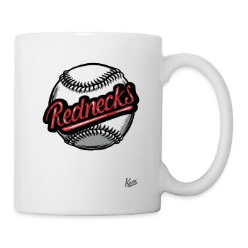 Baseball mit Rednecks - Tasse - Weiß - Rechts