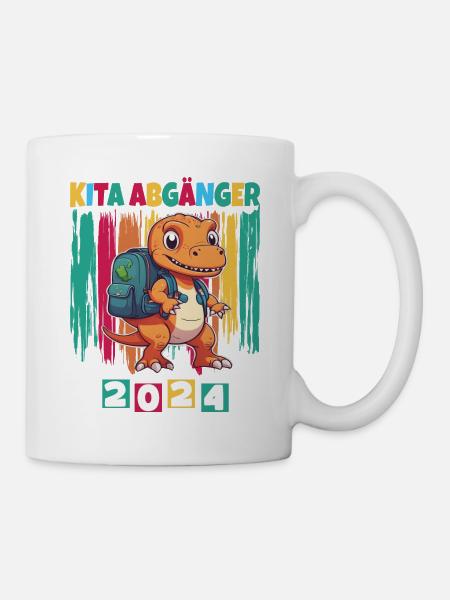 Kita Abgänger 2024 Einschulung 2024 - Tasse - Weiß