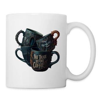 MUG COFFEE, NO TALKIE BEFORE COFFEE - Mug - white - Right