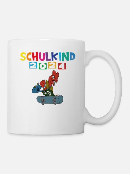 Schulkind 2024 Einschulung Schulanfang - Tasse - Weiß