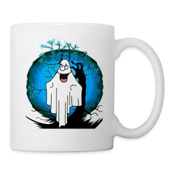 Halloween Gespenst Geist Geister - Tasse - Weiß - Rechts