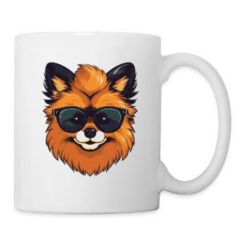 Pomeranian Dog Pomeranian Cool - Mug - white - Right