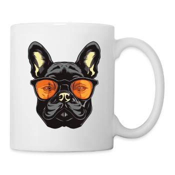 French Bulldog Dog Head - Mug - white - Right