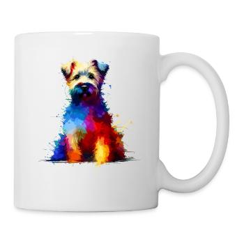 Coloré Splash Art Glen Of Imaal Terrier Terriers - Mug blanc - blanc - Droite