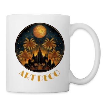 Art déco - Mug blanc - blanc - Droite