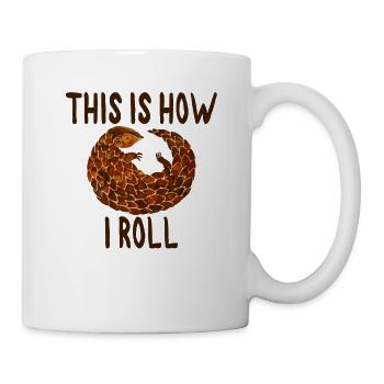 This Is How I Roll T-Shirt Animal Lover Anteater - Mug - white - Right