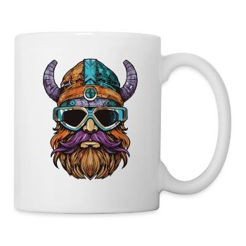 Viking Head Party Warrior - Mug - white - Right