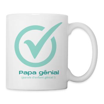 Papa génial - Mug blanc - blanc - Droite
