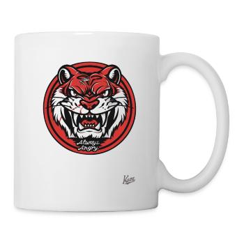 Dieser alberne Tiger ist immer wütend - Tasse - Weiß - Rechts