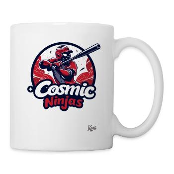 Kosmische Ninja Baseball-Crew - Tasse - Weiß - Rechts