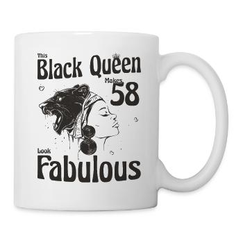 Cette reine noire rend 58 looks fabuleux - 58e - Mug blanc - blanc - Droite
