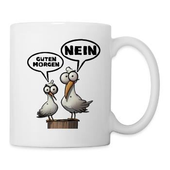 The Bäädden Seagulls - Seagull Good Morning No Saying - Mug - white - Right