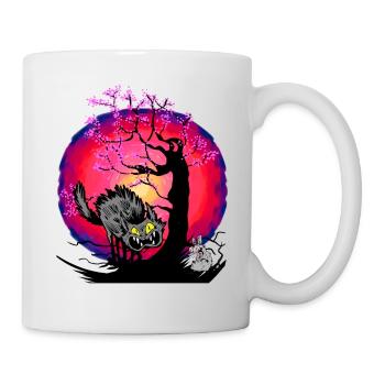 Halloween Cat Cats Mouse Mice - Mug - white - Right