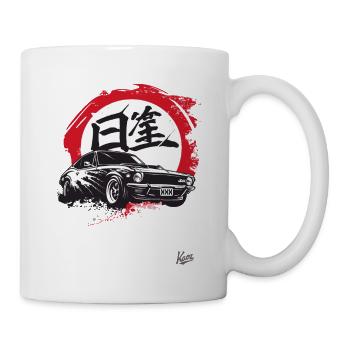 Old School Vintage Street Racer Car JDM - Mug - white - Right