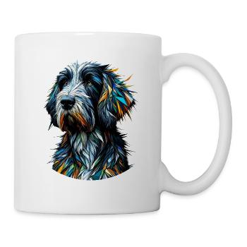 Polygon Art Italian Spinone Italiano - Mug - white - Right