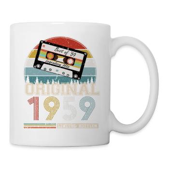 Vintage 1959 65 Year Anniversary Gift - Mug - white - Right