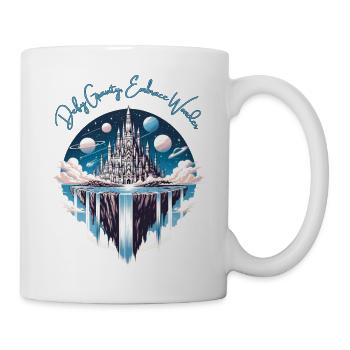 Floating Island with an Upside Down Castle - Tasse - Weiß - Rechts