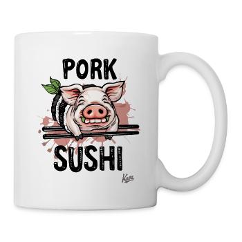 Piggy Pig, Pigs Sushi Party - Mug - white - Right
