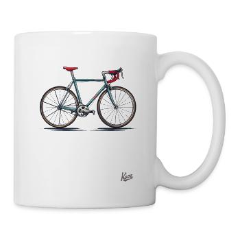 Vintage road bike: In the footsteps of the past - Mug - white - Right