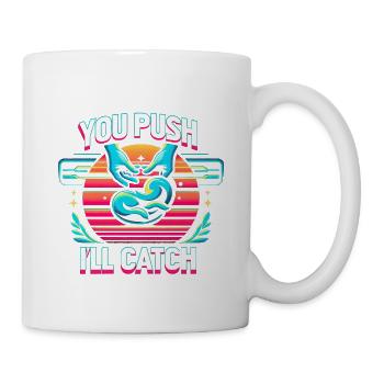 You Push I'll Catch 12 - Mug - white - Right
