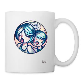 Kiss me, honey, I want you! - Mug - white - Right