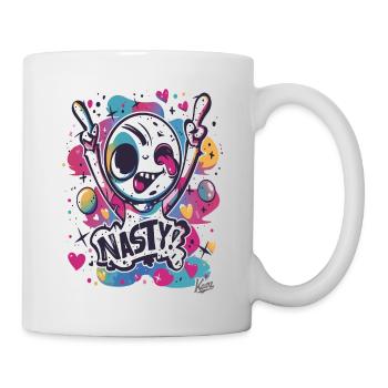 Super nasty lousy funny graffiti man - Mug - white - Right