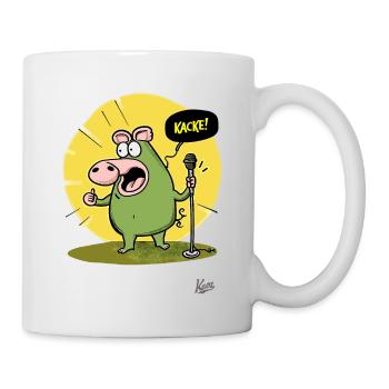 Funny Pig: Comedy and Poop - Mug - white - Right