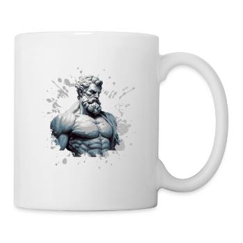 Greek Warrior Bodybuilding Gym - Mug - white - Right