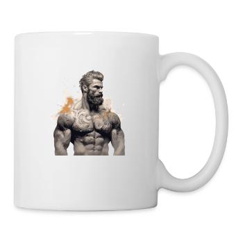 Fitness Homme Muscles Musculation - Mug blanc - blanc - Droite