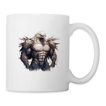 Eagle Muscles Bête de musculation - Mug blanc - blanc - Droite
