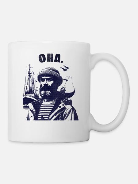 Oha - Friesische Norddeutsche Panikattake - Tasse - Weiß