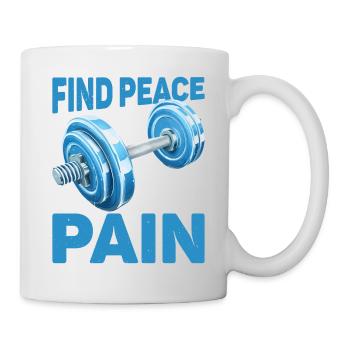 Trouver la paix dans la douleur 68 - Mug blanc - blanc - Droite