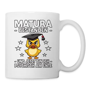 Abschlussklasse Schulabschluss | Matura bestanden - Tasse - Weiß - Rechts