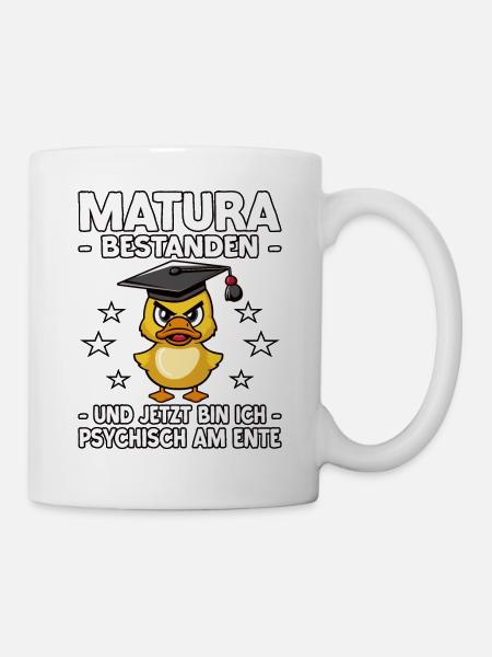 Abschlussklasse Schulabschluss | Matura bestanden - Tasse - Weiß