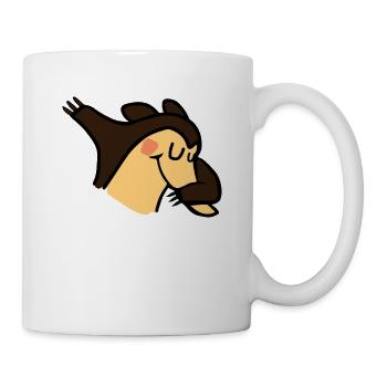 Dabbing Pangolin T-Shirt Lustiges Ameisenbär Dab Tier - Tasse - Weiß - Rechts