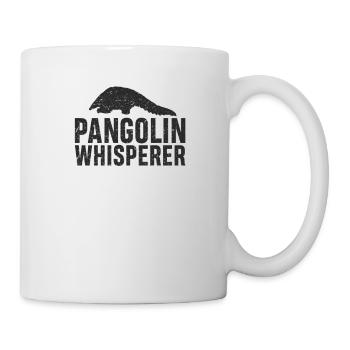 Schuppentier Flüsterer T-Shirt Ameisenbär Tierliebhaber - Tasse - Weiß - Rechts