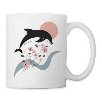 Elegant Dolphin - Mug - white - Right