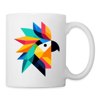 Oiseau - Mug blanc - blanc - Droite