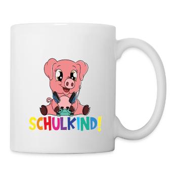 Schulkind 2024 Einschulung Schulanfang - Tasse - Weiß - Rechts