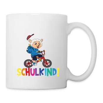 Schulkind 2024 Einschulung Schulanfang - Tasse - Weiß - Rechts