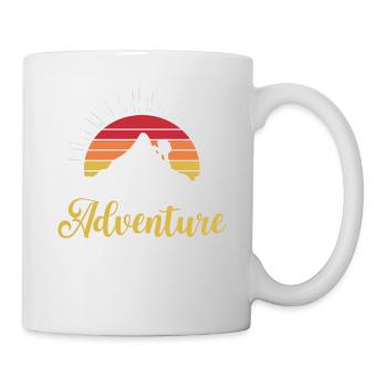 Adventure Awaits - Tasse - Weiß - Rechts