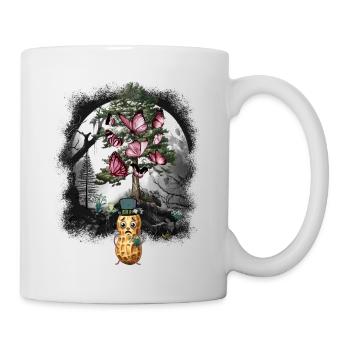 Perce-neige de randonnée dans les bois de printemps de cacahuète - Mug blanc - blanc - Droite
