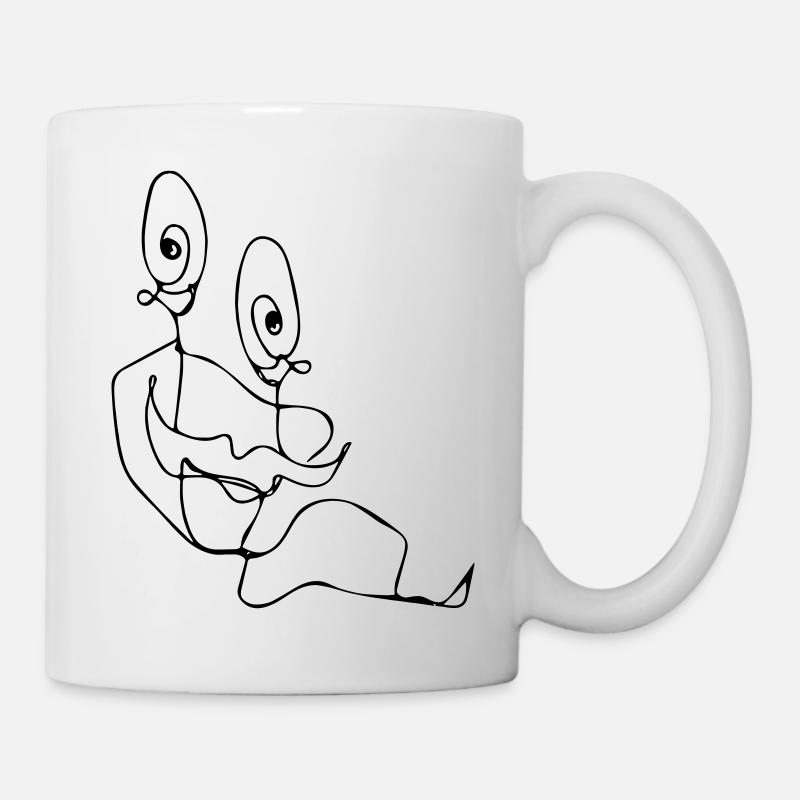 Schleimig - Tasse - Weiß