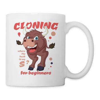 Cloning for beginners - Mug - white - Right