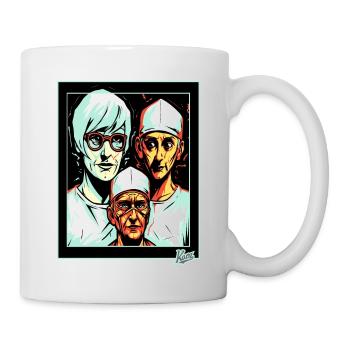 Pop Art and Doctors of Horror - Mug - white - Right