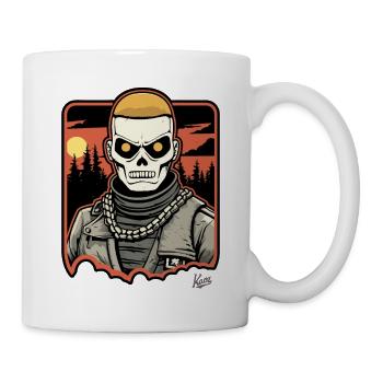 Nature Night of the Freak: Skull Rocker - Mug - white - Right