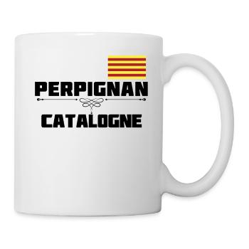 Rugby Club Perpignan Catalogne Supporter Catalan - Mug blanc - blanc - Droite