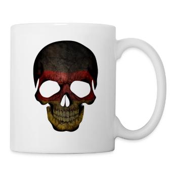 German Skull - Tasse - Weiß - Rechts