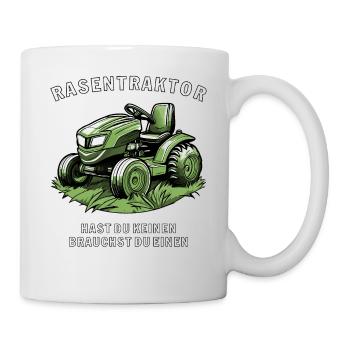 TONDEUSE À GAZON TRACTEUR DE PELOUSE DONT VOUS AVEZ BESOIN - Mug blanc - blanc - Droite